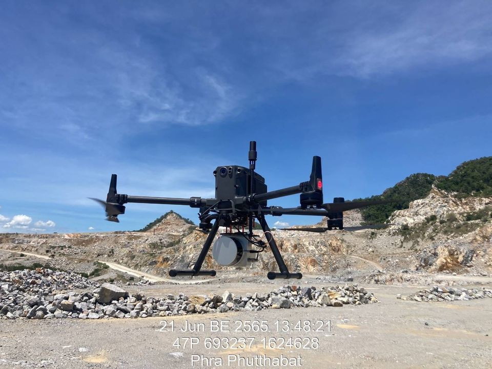mais recente caso da empresa sobre Sistema de digitalização UAV LiDAR Geosun GS-130X Application for Mine